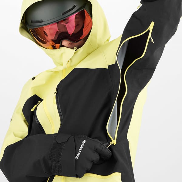 Salomon QST Gore-Tex Guantes Esqui snowboard de Unisexo Con Máximo Agarre,  Protege del Frío y de la Nieve, Ideal para esquí, Negro, Extra Small :  : Moda