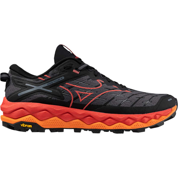 MIZUNO WAVE MUJIN 10 BLACK CAYENNE NASTURTIUM Trail running shoes