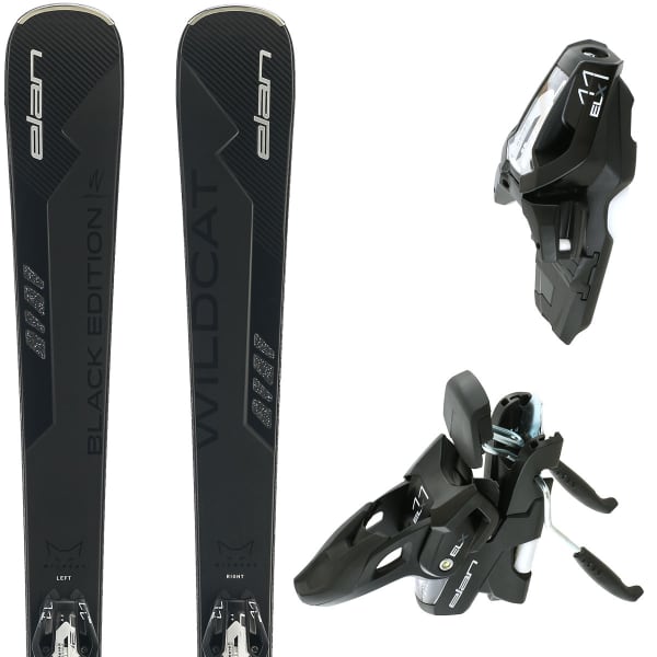 ウイタロウelan WILD CAT 76 エラン　ワイルドキャット ELAN WILDCAT 76 C BLACK EDITION + ELX 11.0 GW BLACK - Alpine ski set