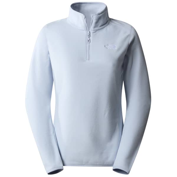 THE NORTH FACE-W 100 GLACIER 1/4 ZIP DUSTY PERIWINKLE - Ski