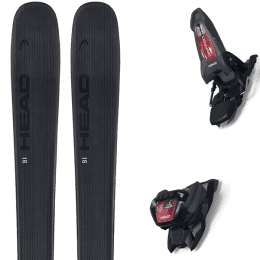 Pack ski alpin HEAD HEAD KORE 91 W + MARKER GRIFFON 13 ID ANTHRACITE/BLACK/RED - Ekosport