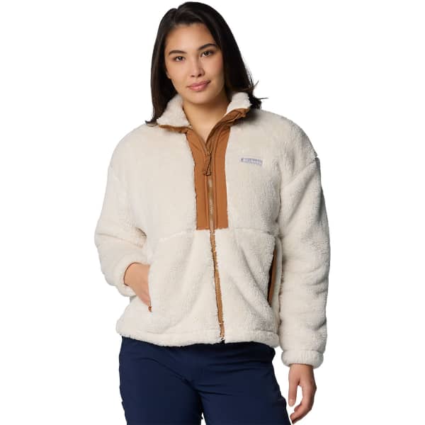 Brown columbia fleece jacket womens sale