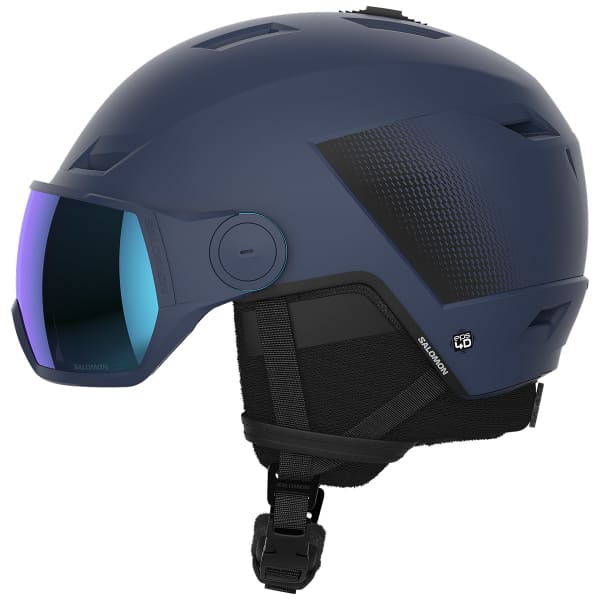 SALOMON PIONEER LT VISOR DRESS BLUE - Ski helmet