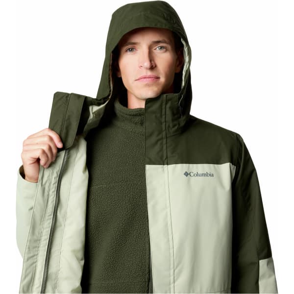 COLUMBIA-HIKEBOUND II INTERCHANGE JACKET SAFARI/GREENSCAPE