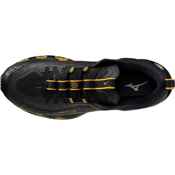 MIZUNO-WAVE PROPHECY 13 BLACK/GOLD/METALLIC GRAY - Running shoe
