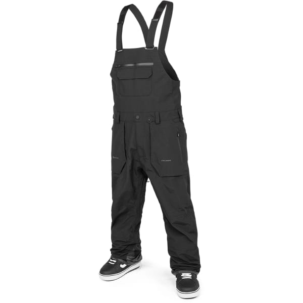 VOLCOM-RAIN GORE-TEX BIB OVERALL BLACK - Pantalon snowboard