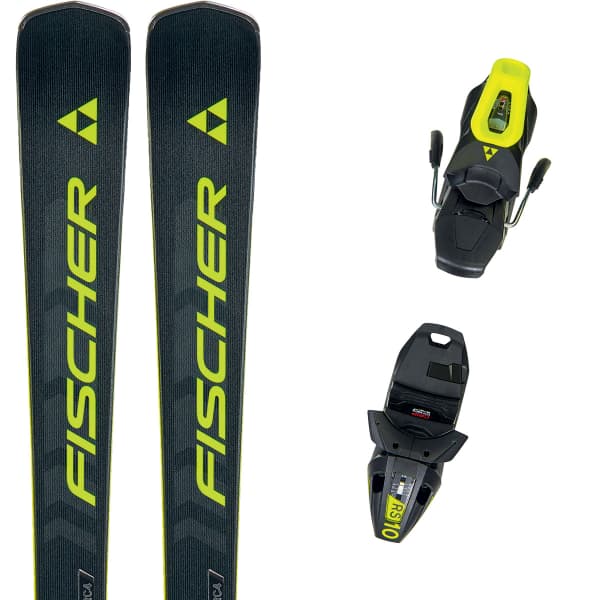 FISCHER-RC4 POWER AR + RS 10 PR Unicolore - Alpine ski set