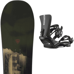 Pack snowboard ROSSIGNOL ROSSIGNOL SAWBLADE + SALOMON RHYTHM BLACK - Ekosport
