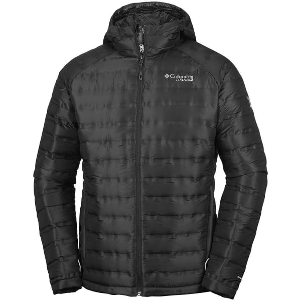 COLUMBIA TITAN RIDGE DOWN HOODED JKT BLACK 18 BLACK - Ski touring