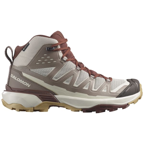 SALOMON X ULTRA 360 EDGE MID GORE TEX W SILVER CLOUD IRON RUM RAISIN 24