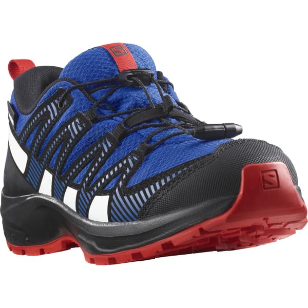 SALOMON XA PRO V8 CSWP J LAPIS BLUE BLACK FIERY RED Trail