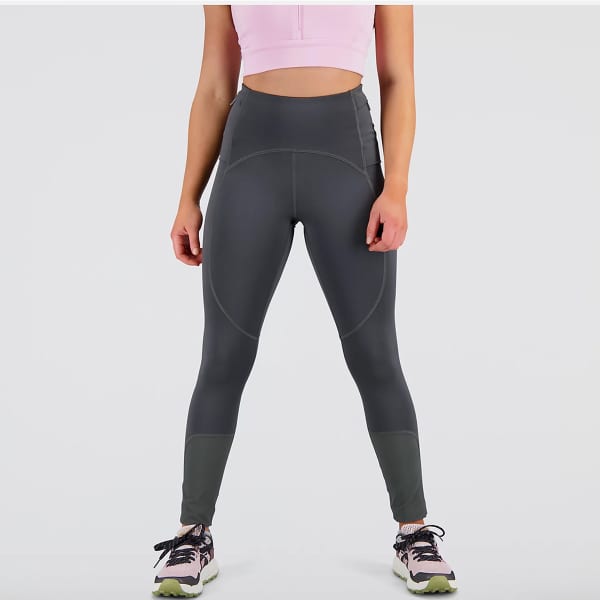 NEW BALANCE IMPACT RUN AT HIGH RISE TIGHT W BLACK