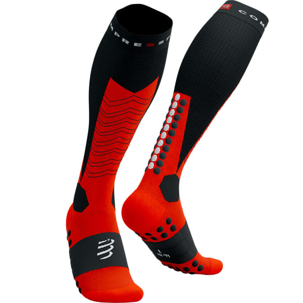 Ski Touring Full Socks Black, Calcetines de esquí