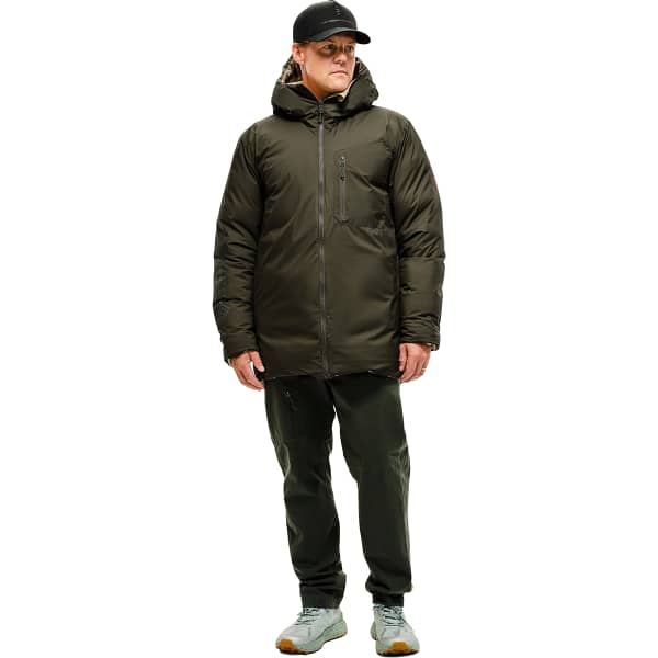 THE MOUNTAIN STUDIO THE GORE TEX WINDSTOPPER REVERSIBLE DOWN HOOD JKT FOREST GREEN SAND Ski Daunenjacke