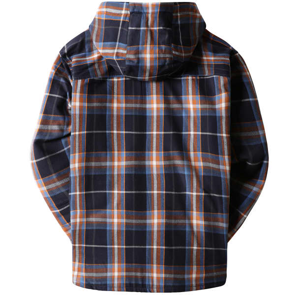 THE NORTH FACE HOODED CAMPSHIRE SHIRT FEDRLBLULRGHALFDOMEPLAID2 Shirt