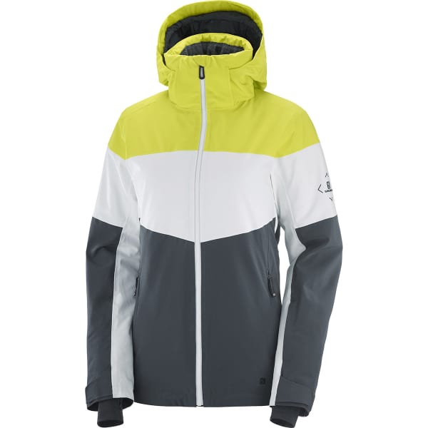 SALOMON-SLALOM JKT W EVENING PRIMEROSE/WH/EBONY - Ski jacket