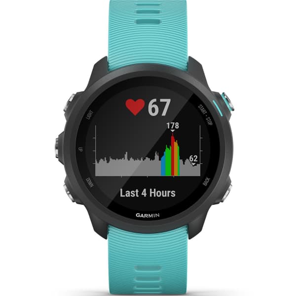 GARMIN-FORERUNNER 245 MUSIC BLUE AQUA Orologio cardio GPS
