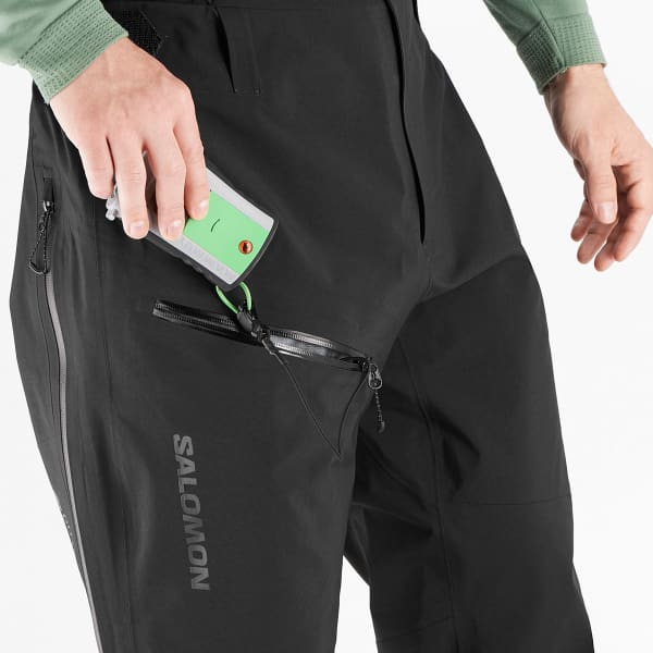 SALOMON MOON PATROL GORETEX BIB M DEEP BLACK Pantalon de ski