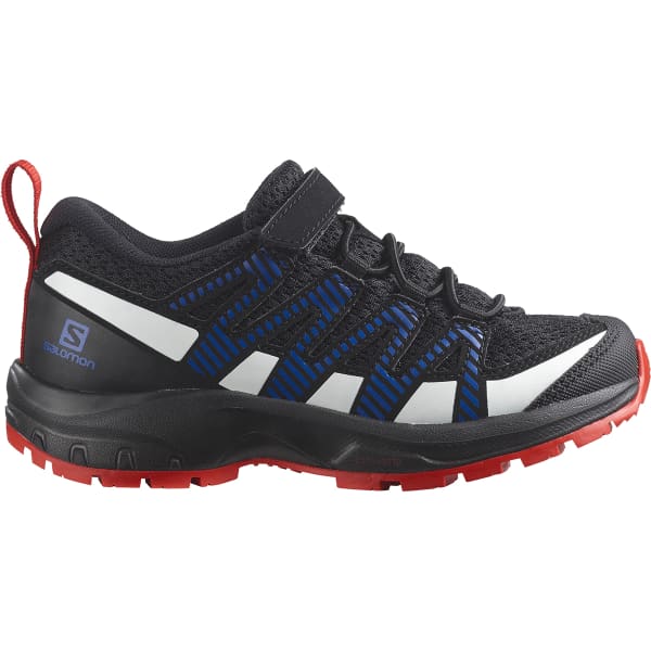 SALOMON XA PRO V8 K BLACK LAPIS BLUE FIERY RED 24