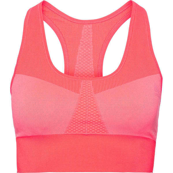 ODLO Brassière de sport Ceramicool Seamless Medium pour femme, XS, fuchsia  - XS