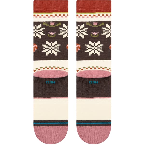 STANCE-MISTLING TOES CREW DUSTY ROSE - Socks