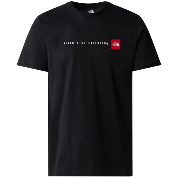 THE NORTH FACE M S S NEVER STOP EXPLORING TEE TNF BLACK Maglia