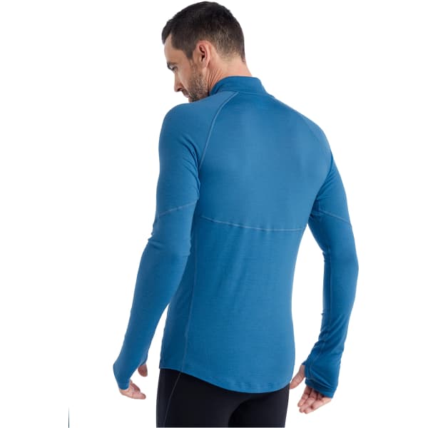 ICEBREAKER-M 150 ZONE LS HALF ZIP AZUL/HAZE - Hiking T-shirt