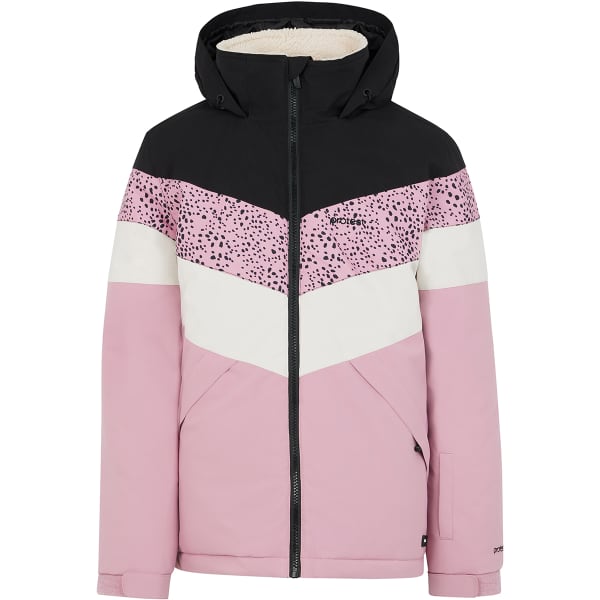 Snow jacket pink top