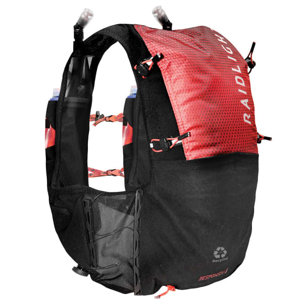 RAIDLIGHT RESPONSIV 6L BLACK/NEO RED - Trail running bag