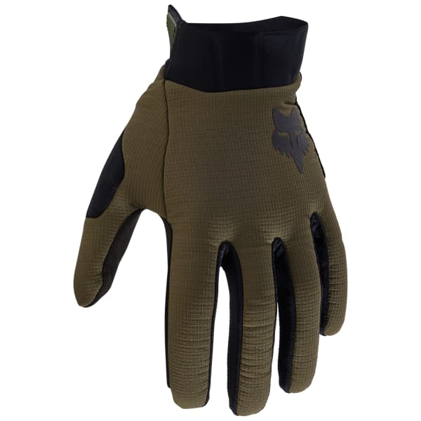 FOX-DEFEND LO-PRO FIRE GLOVE OLIVE GREEN - Mountain bike glove