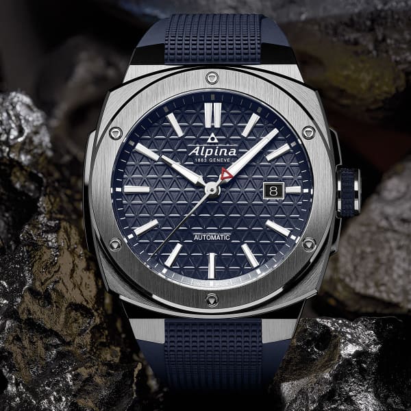 Alpina watch cheap rubber strap replacement