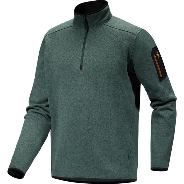 ARC'TERYX-COVERT 1/2 ZIP M BOXCAR HEATHER - Hiking fleece ARC'TERYX-COVERT 1/2 ZIP M BOXCAR HEATHER - Hiking fleece