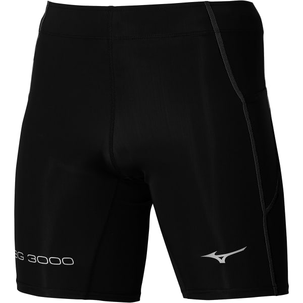 MIZUNO-TRAIL BG3000 MID TIGHT BLACK - Running tight shorts