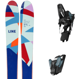 Pack ski LINE LINE SIR FRANCIS BACON + ATOMIC STRIVE 14 GW BLACK/BLUE - Ekosport