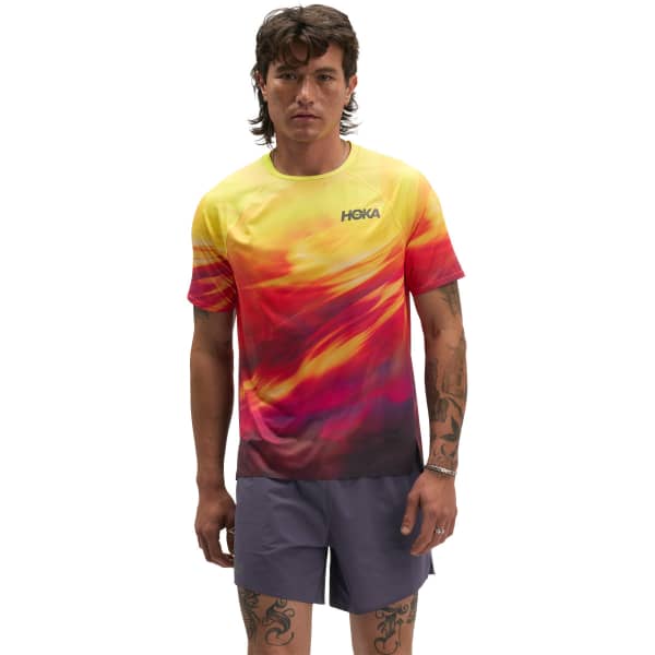 HOKA One Race Day Short Sleeve Tr Prt