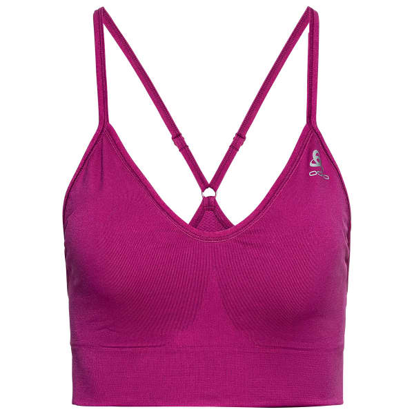 Pink Basic Seamless Padded Sports Bra