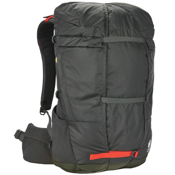 SIERRA DESIGNS-FLEX HIKE 20L-30L PEAT/FIERY RED - Mochila senderismo