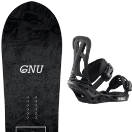 Pack snowboard GNU GNU ANTIGRAVITY + BURTON INFIDEL DISC BLACK - Ekosport