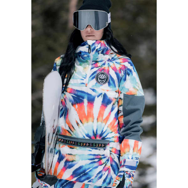 686-WMNS UPTON INSULATED ANORAK GRATEFUL DEAD WHITE TIE DYE 686-WMNS UPTON INSULATED ANORAK GRATEFUL DEAD WHITE TIE DYE