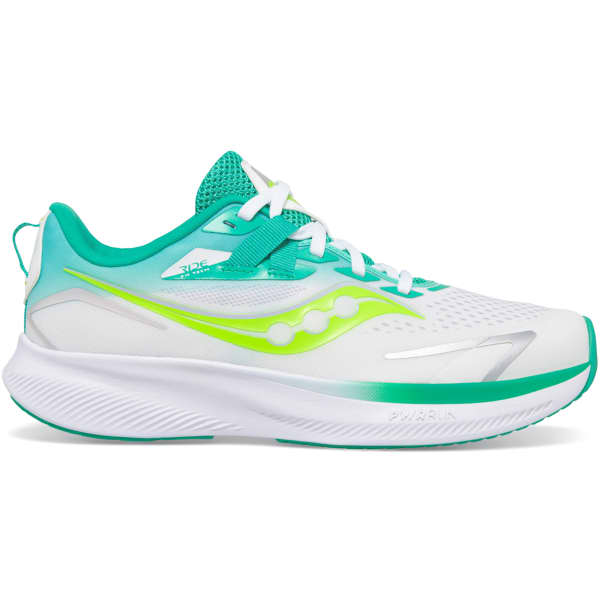 SAUCONY RIDE 15 JR WHITE GREEN Laufschuhe