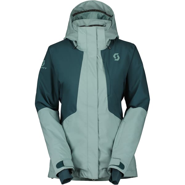 SCOTT-JACKET W'S ULTIMATE DRYO 10 ARUBA GREEN/NORTHERN MINT GREEN - Ski  jacket