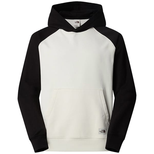 White hoodie with black sleeves 2025