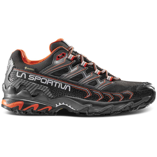 LA SPORTIVA ULTRA RAPTOR II W GORE TEX BLACK CHERRY TOMATO Wanderschuhe tiefer Schaft