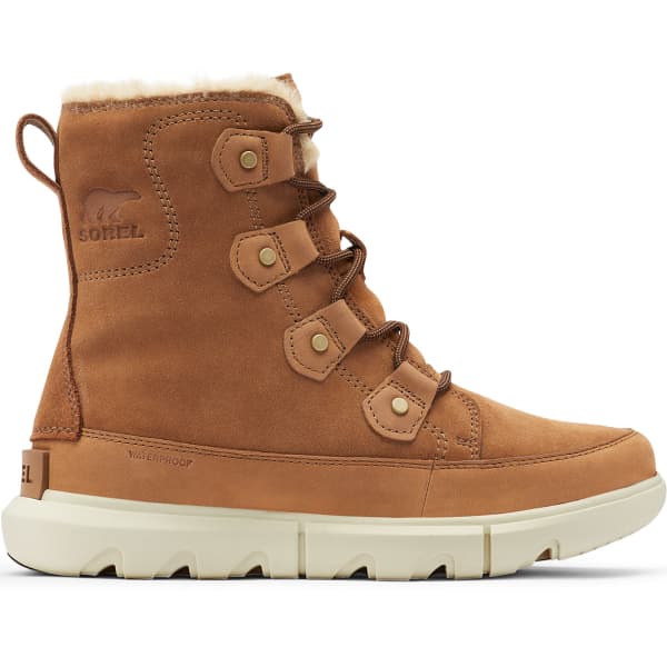 SOREL EXPLORER II JOAN WP VELVET TAN FAW 23