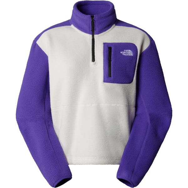 THE NORTH FACE W YUMIORI 1 4 ZIP WHITE DUNE PEAK PURPLE TNF BLACK 25