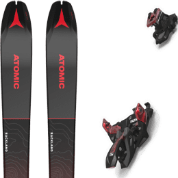 Pack ski ATOMIC ATOMIC BACKLAND 78 + MARKER ALPINIST 12 BLACK/RED - Ekosport
