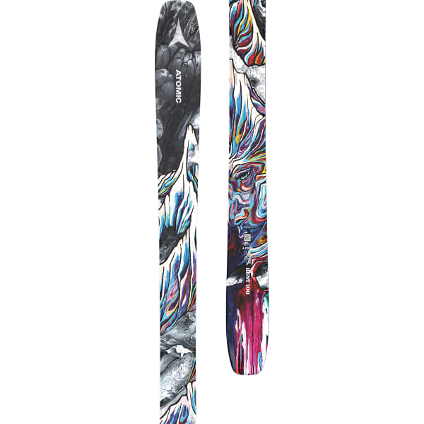 ATOMIC BENT 100 BLACK/MULTICOLOR - Alpine ski
