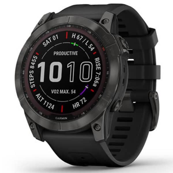 Garmin Fenix 7x Sapphire Solar Carbon Grey W/black Band 2022 -5% sur  Ekosport