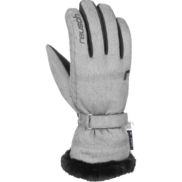 Womens grey ski gloves cheap