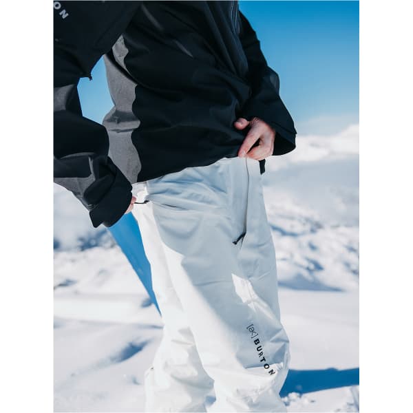 BURTON M AK GORE CYCLIC PT STOUT WHITE - Snowboard trousers